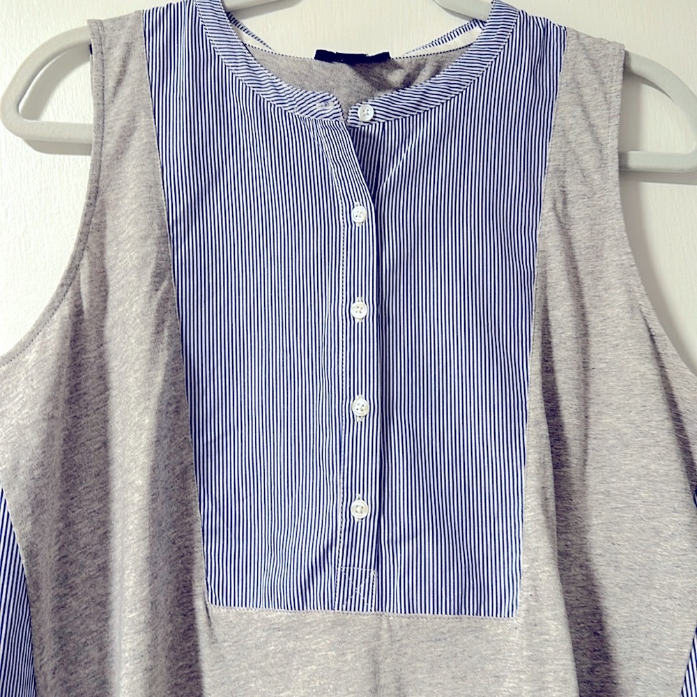 J Crew Striped Shell/Tank - Picture 4 of 5